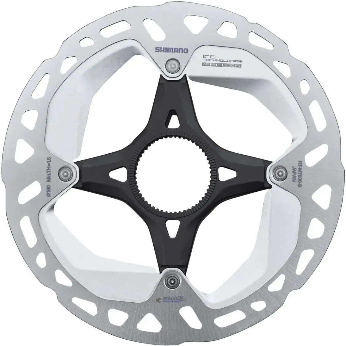 Shimano RT-MT800 Ice Tech Centre-Lock External Lockring Brake Rotor